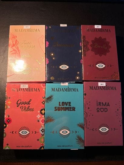 MADAMIRMA - Lot de 6 flacons d’eau de parfum...