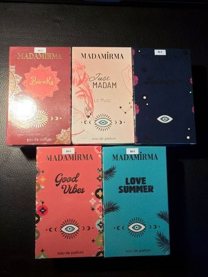 MADAMIRMA - Lot de 6 flacons d’eau de parfum...