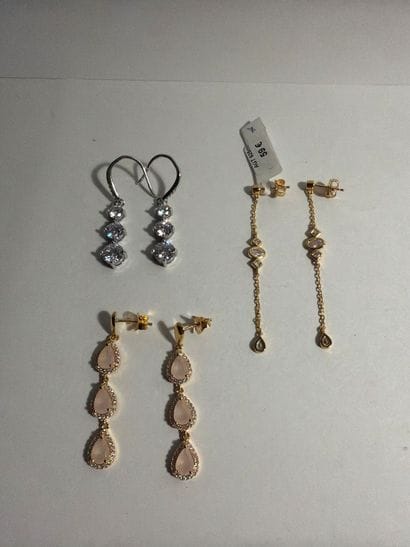 Lot de 3 paires de boucles d’oreilles en...