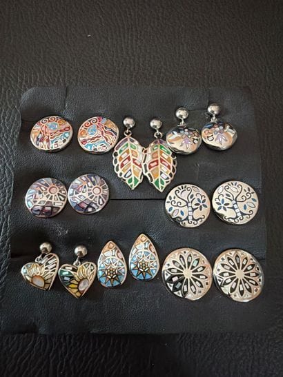 STELLA MIA - Lot de 8 paires de boucles d’oreilles...