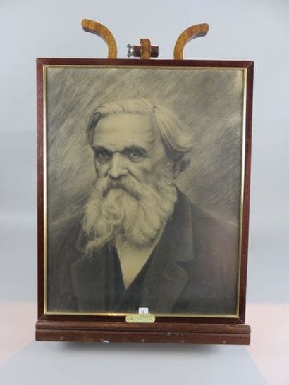 BALBON A. Portrait d'Alfred Boucher, sculpteur...