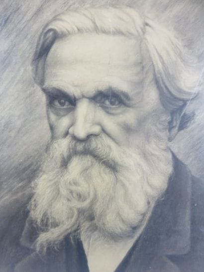 BALBON A. Portrait d'Alfred Boucher, sculpteur...