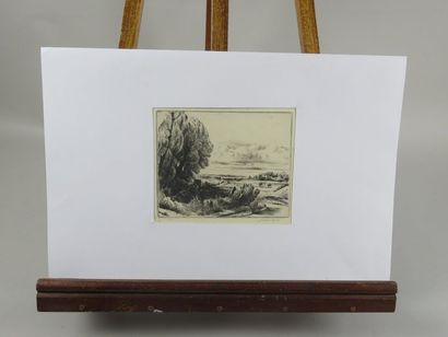 BEAUFRÈRE Adolphe, 1876-1960 Maisons ombragées,...