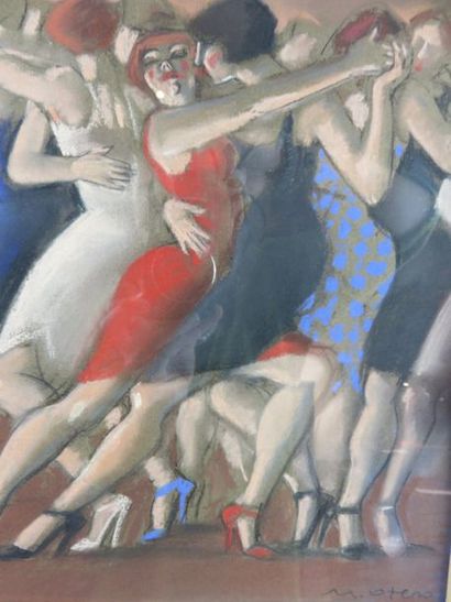 OTERO Mariano, 1942-2019 Danseuse de tango...