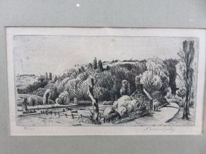 BEAUFRÈRE Adolphe, 1876-1960 Paysage à la...