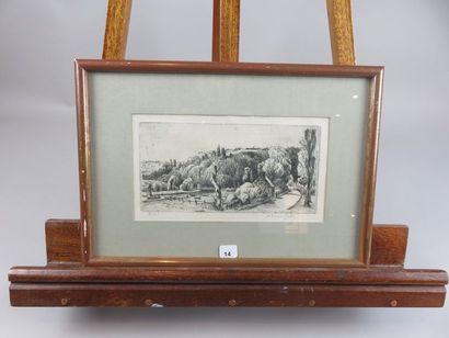 BEAUFRÈRE Adolphe, 1876-1960 Paysage à la...
