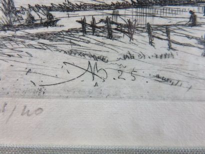 BEAUFRÈRE Adolphe, 1876-1960 Paysage à la...
