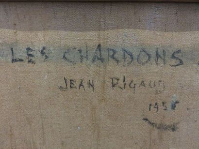 RIGAUD Jean, 1912-1999 Les chardons, 1956...
