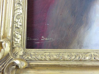 SAIN Édouard Alexandre, 1830-1910 Portrait...