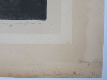 SCHEFFER Henry, 1880-1957 Au coin du feu,...