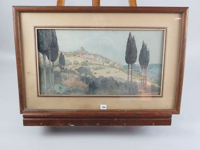 SCOTT Georges, 1873-1942 Village fortifié...