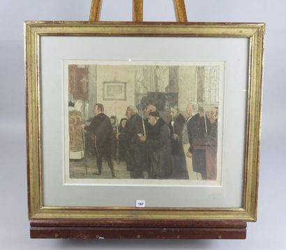 SIMON Lucien, 1861-1945 Les Marguilliers...