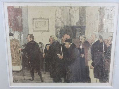 SIMON Lucien, 1861-1945 Les Marguilliers...