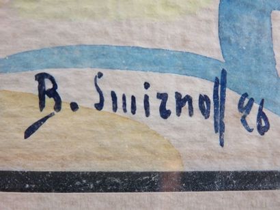 SMIRNOFF Boris, 1895-1976 Corrida, 1926 aquarelle...
