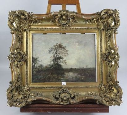 STENGELIN Alphonse, 1852-1938 Paysage à la...