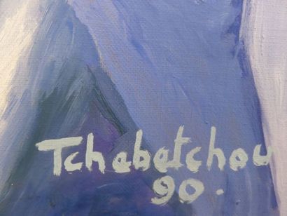 TCHEBETCHOU René, né en 1954 Personnages,...
