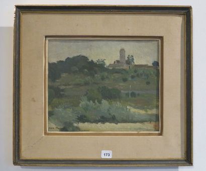 VAN HASSELT Willem, 1882-1963 Paysage à Mantes...