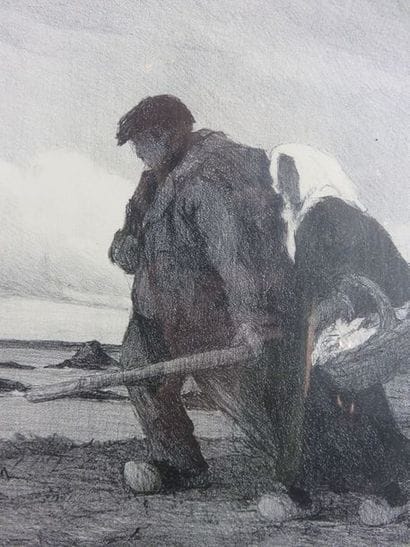 WINTZ Raymond, 1884-1956 Le départ des pêcheurs,...