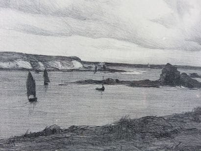 WINTZ Raymond, 1884-1956 Le départ des pêcheurs,...