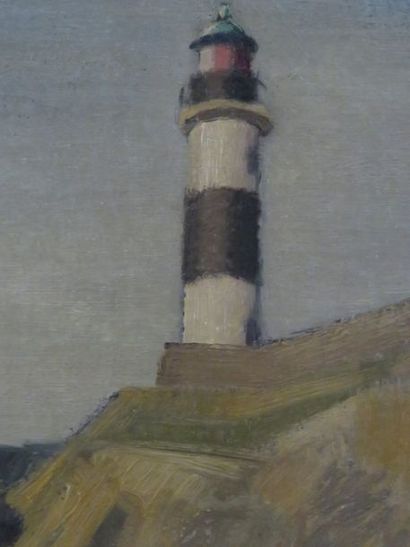 BOMPARD Pierre, 1890-1962 Phare à l'entrée...