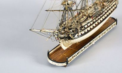 Maquette de Ponton d'un vaisseau de ligne...