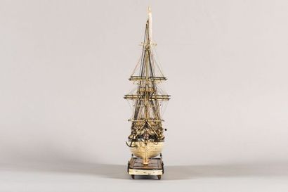 Maquette de Ponton d'un vaisseau de ligne...