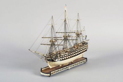 Maquette de Ponton d'un vaisseau de ligne...