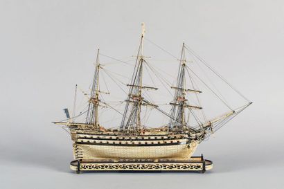 Maquette de Ponton d'un vaisseau de ligne...