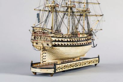 Maquette de Ponton d'un vaisseau de ligne...