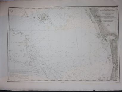Carte particulière des Côtes de France, passage...