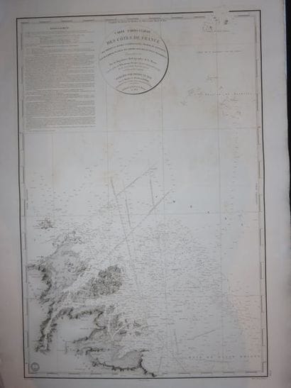 Carte particulière des Côtes de France, Ile...