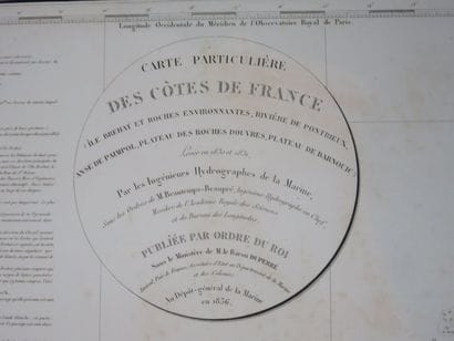 Carte particulière des Côtes de France, Ile...
