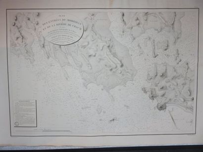 Plan des Entrées du Morbihan et de la rivière...