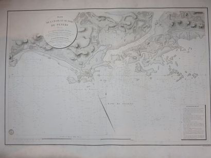 Plan de la Rade et du Port de Penerf - Levé...
