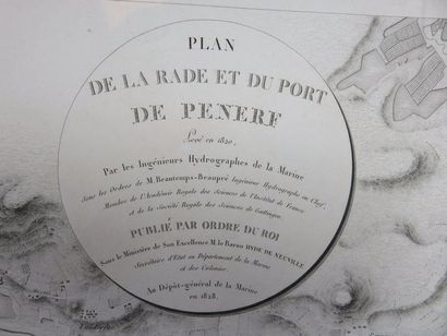 Plan de la Rade et du Port de Penerf - Levé...