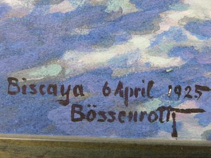 BOSSENROTH Carl, 1863-1935 Biscaya, 6 April...