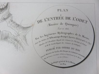 Plan de l'Entrée de l'Odet, Rivière de Quimper...