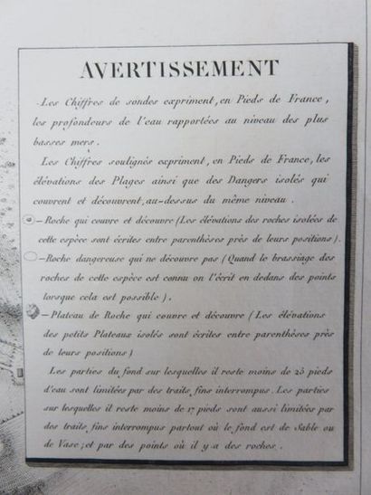 Plan de l'Entrée de l'Odet, Rivière de Quimper...