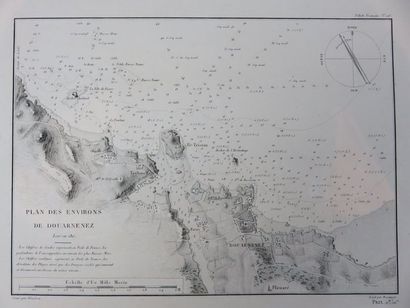 Plan des Environs de Douarnenez - Levé en...