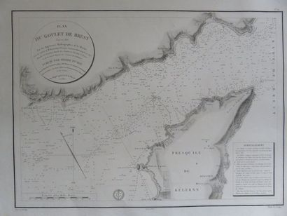 Plan du Goulet de Brest - Levé en 1816 42...