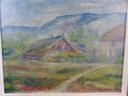 BOUCHER Alfred, 1850-1934 Paysage de Provence,...