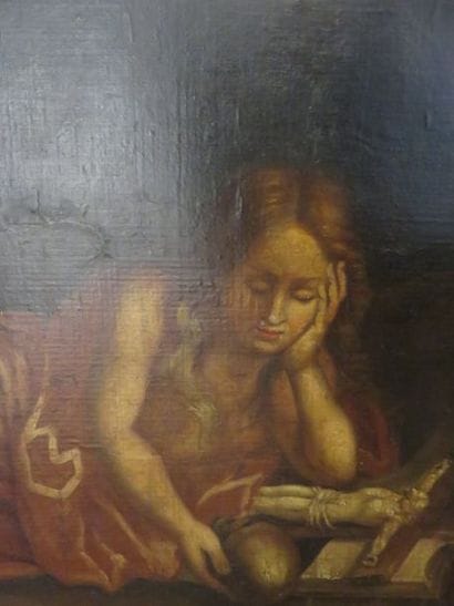 ECOLE FRANCAISE fin du XVIIe siècle Madelaine...