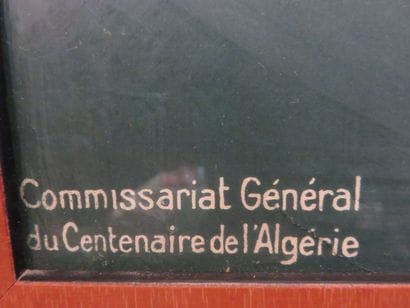 CAUVY Centenaire de l'Algérie Affiche signée...