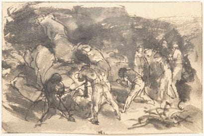CHADEL Jules, attribué à Gulliver et les...