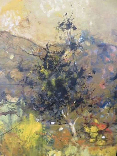 COMMERE Jean, 1920-1986 Femme dans un paysage...