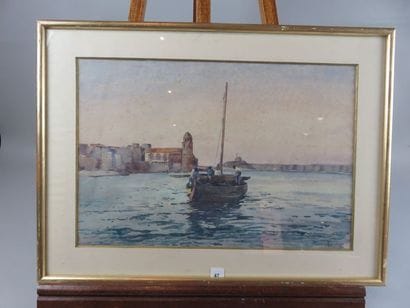 COMPANYO J. Louis, 1870-1958 Barque de pêcheurs...