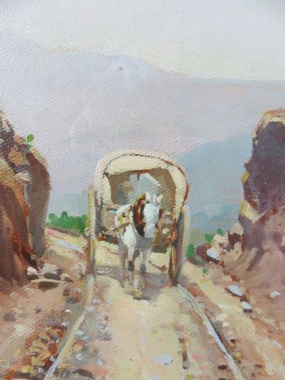 COMPANYO J. Louis, 1870-1958 Charette au...