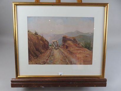 COMPANYO J. Louis, 1870-1958 Charette au...