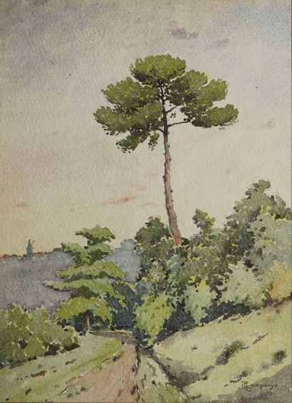 COMPANYO J. Louis, 1870-1958 Chemin tournant...