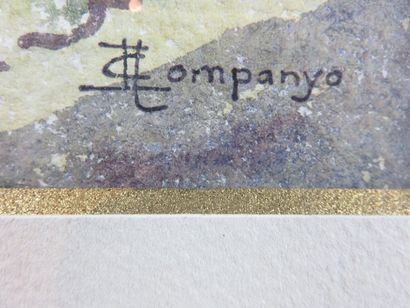 COMPANYO J. Louis, 1870-1958 Chemin tournant...